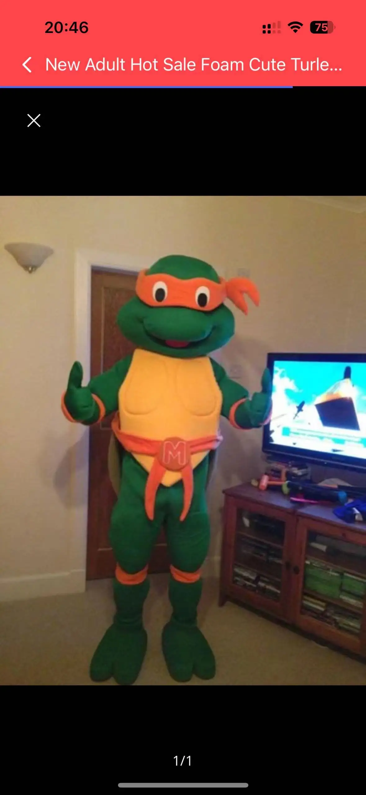 Nuovo personaggio di Halloween per adulti Turtle Christmas Dress Full Body Outfit Costume da mascotte