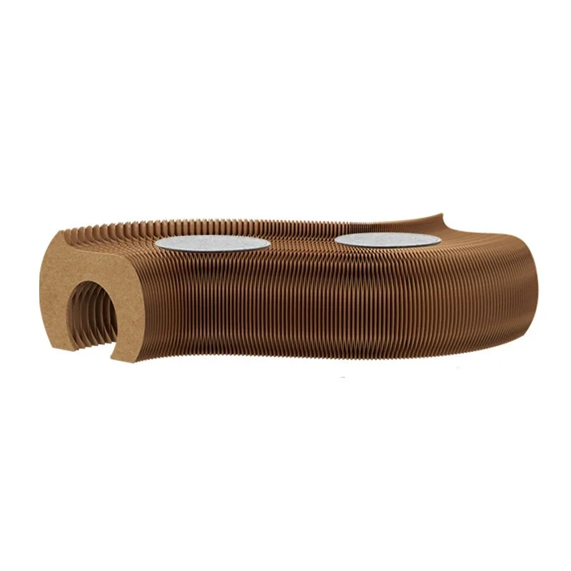 Folding cat tunnel pet toy creative shoe change kraft paper coffee table sofa stool