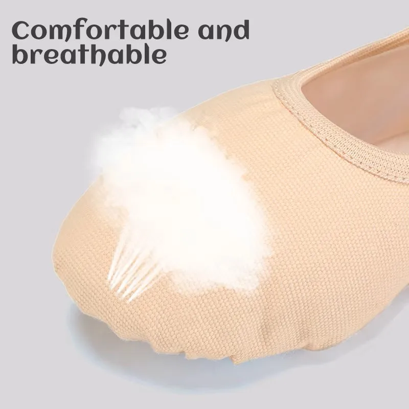 أحذية باليه احترافية للفتيات، والجمباز والرقص، واليوجا، والقماش، وأحذية الباليه للأطفال والكبار، وأحذية الرقص النسائية