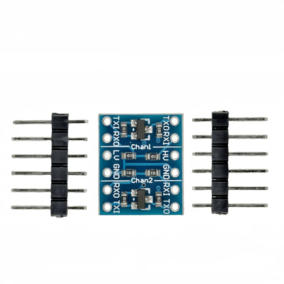 10 Stück 2-Kanal 4-Kanal I2C IIC UART SPI Bidirektionaler Logikpegel-Konverter Modul 3,3V auf 5V Shifter Board für Arduino Raspberry Pi – Detail 1