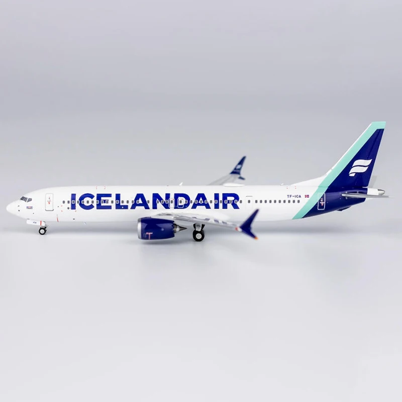 نماذج NG 1:400 مقياس أيسلندا الهواء B737 MAX9 TF-ICA محاكاة الطائرات سبيكة الانتهاء من تذكارية هواية جمع لعبة هدية