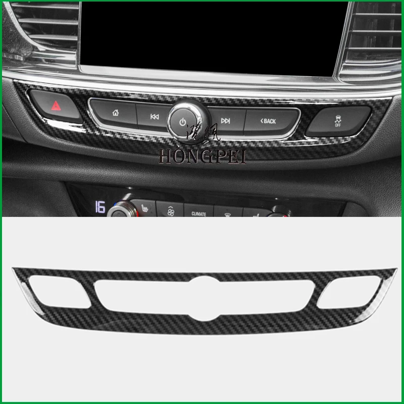 

For Opel Insignia 2017-2018 Radio Control Panel Switch Button Cover Sticker Trim Mouldings Auto Decoration Accessories