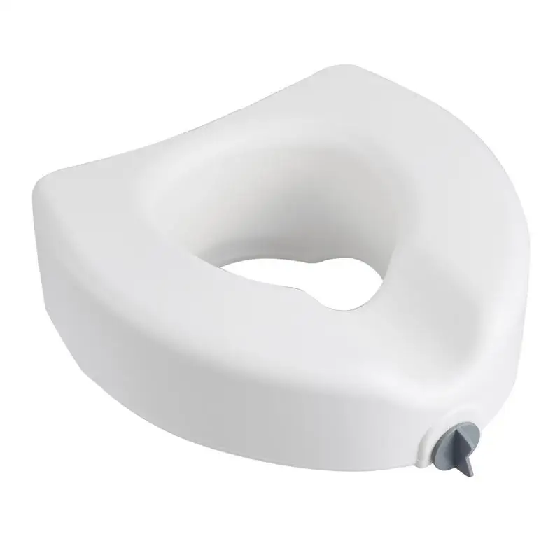 

Free Shipping-Raised Toilet Seat, 350 lbs Capacity, 5-Inch Lift Height, Commode Elevated Toilet Seat Riser with Enlarged Opening