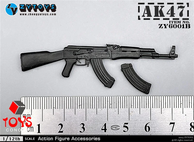 ZYTOYS ZY6001 1/12 MP5 M4 AK47 M1887 Soldier Gun Model 9pcs Mini Scene Accessories Fit 6'' Soldier Action Figure Body Dolls