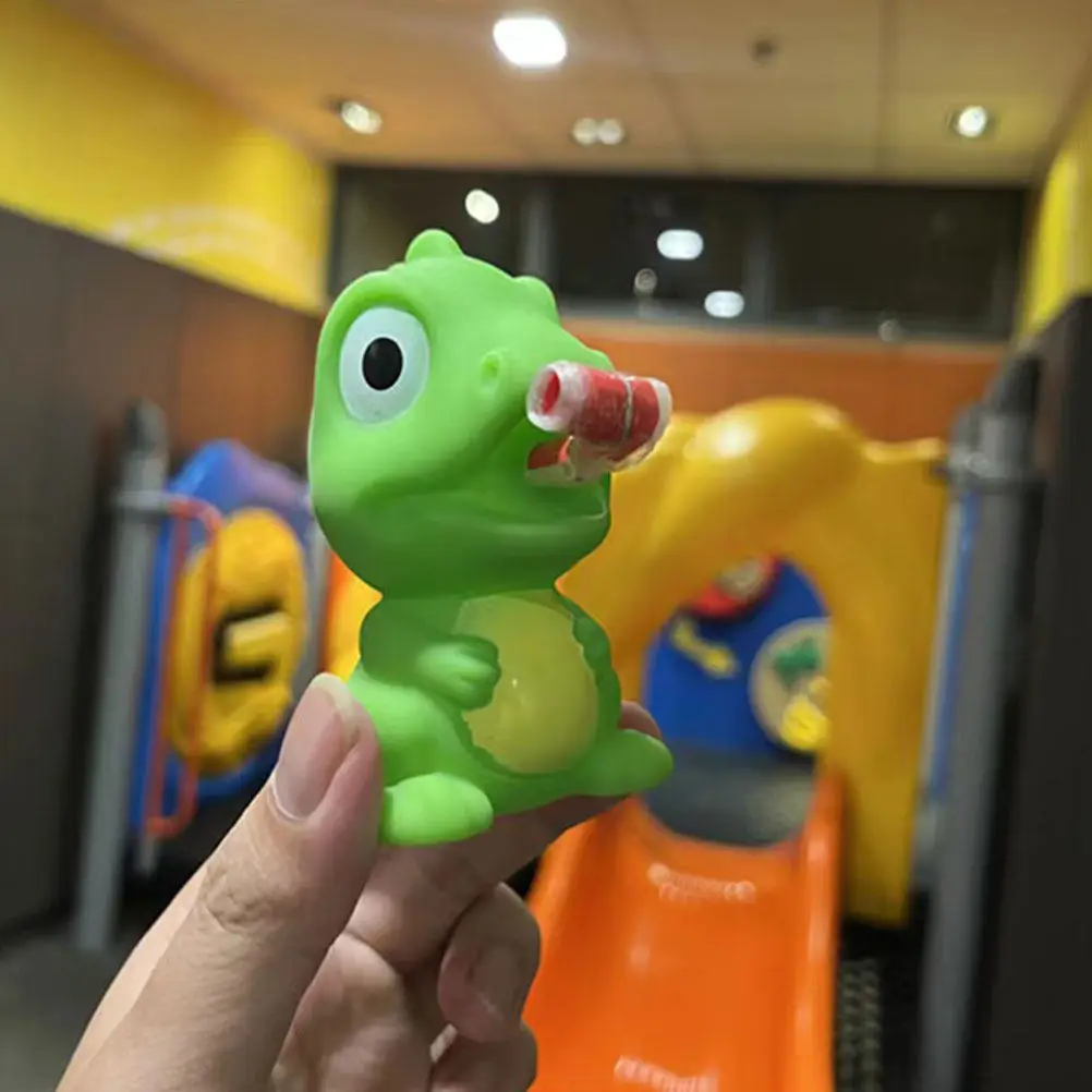 

Dinosaur Sound Figure Tongues Sticking Out Novelty Stress Squeeze Funny Plaything Party Favor for Kids Portable Sensory Office
