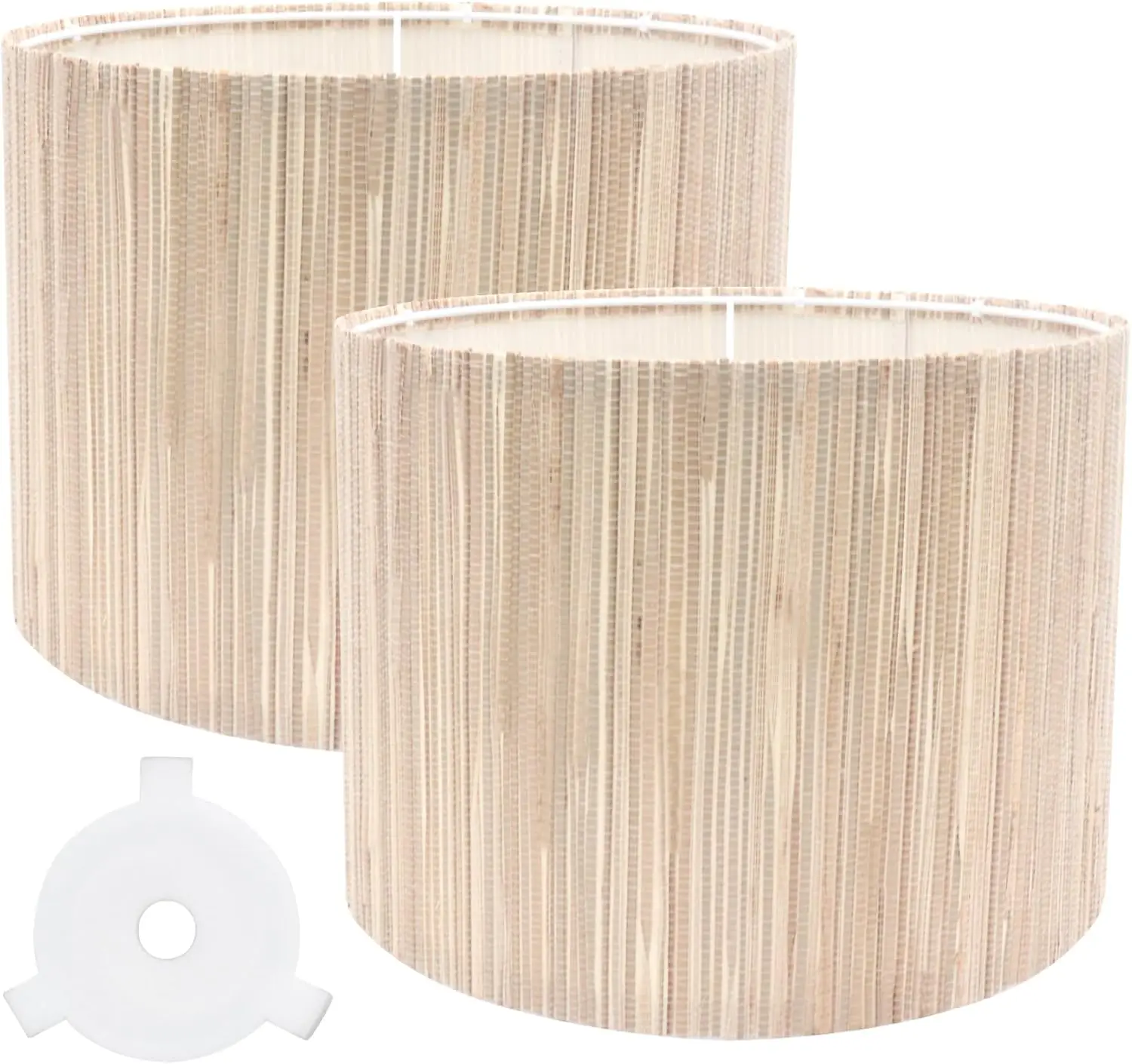 

Абажур из ротанга в деревенском стиле для настольных и напольных ламп, 13 дюймов (верх) x 13 дюймов (низ) x 10 дюймов (высота), простая замена абажура.