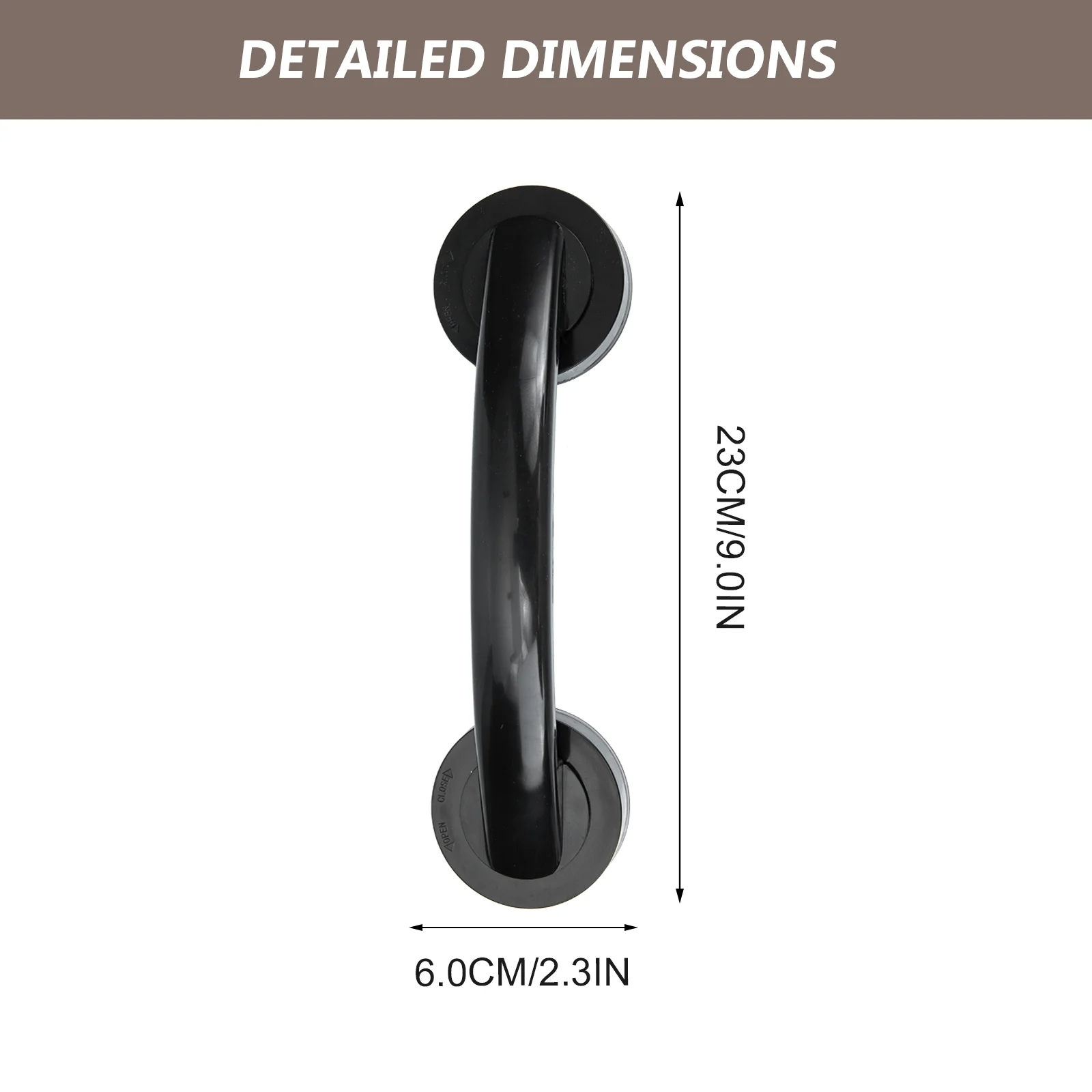 Safety Shower Handle Life Alert Necklace Balance Assist Door Pulls Adhesive Knobs Drilling Grab Bar Home Bath Bathroom Doorknob