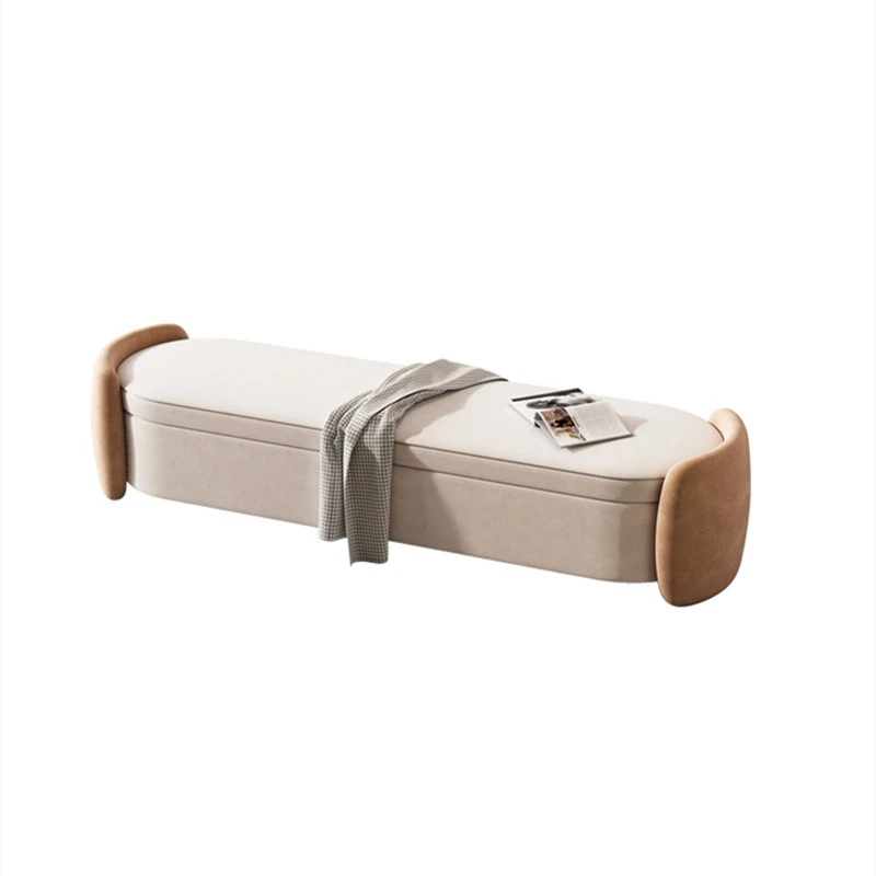 

Nordic light luxury household long sofa stool home shoe change stool master bedroom bed bed bed end stool storage