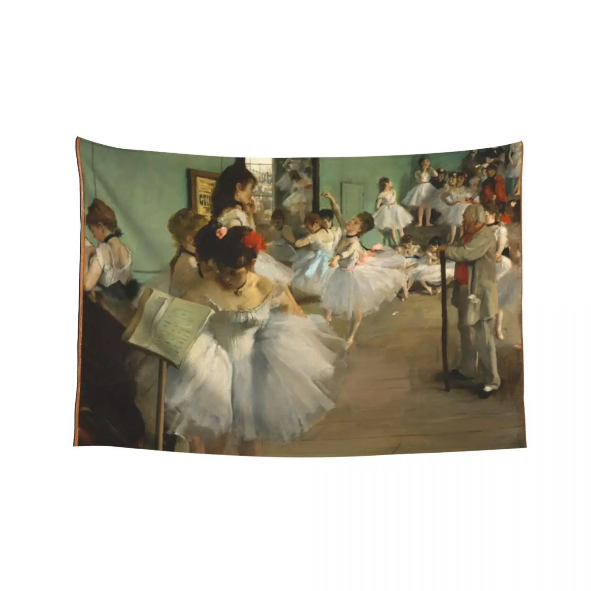 

Edgar Degas. The Dance Class, 1874. Tapestry Cute Decor Decorations For Your Bedroom Mushroom Wall Hanging Tapestry
