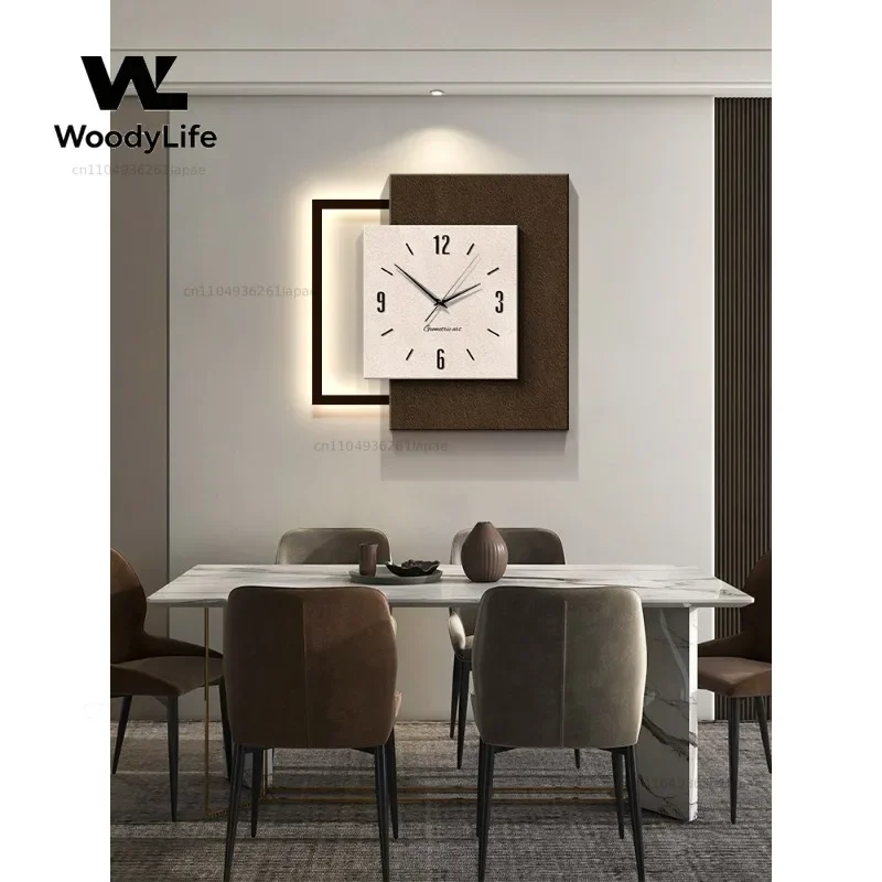 Wall-mounted Clock: New Clock, Wall Clock, Living Room High-end Feel, Home Dining Room, Abstract Art Clock