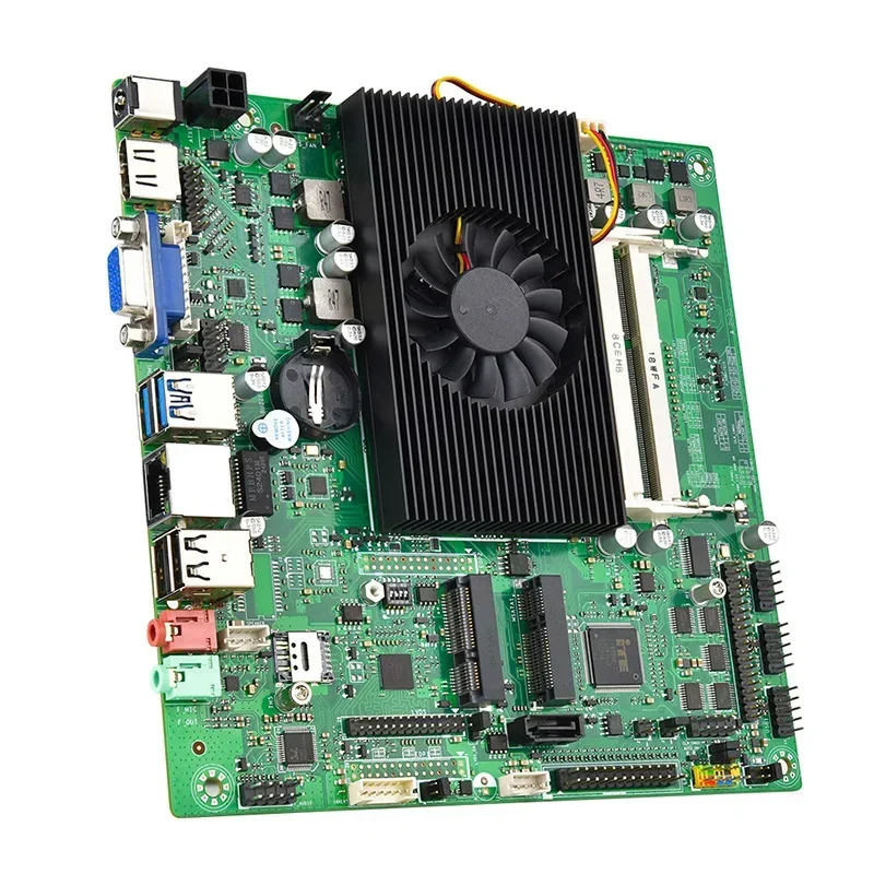 ITX-4568A01-4200U industrial control main board mini ITX all-in-one computer Gigabit network onboard CPU fan