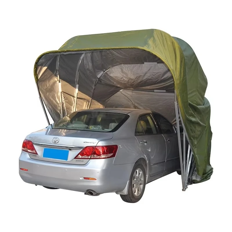 

Custom Stainless Steel Retractable Outdoor Car Shelter Tent Portable Car Folding Garage Automatic Prefab Car Garagecustom