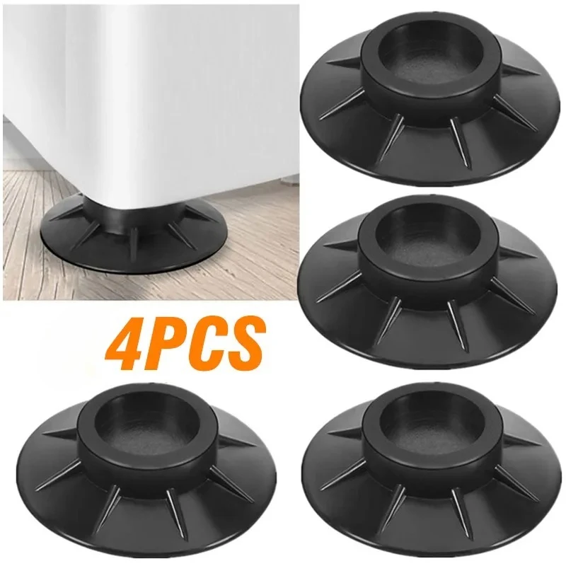 4Pcs Shockproof Rubber Foot Pad Mute Anti-skid Pad Washing Machine Support Pad Bracket Anti-skid Pad Anti Vibration Pads