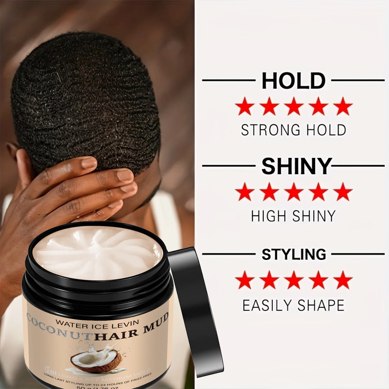 Water Ice Levin Coconut Hair M - Coconut Wax Flake recensie en prijs