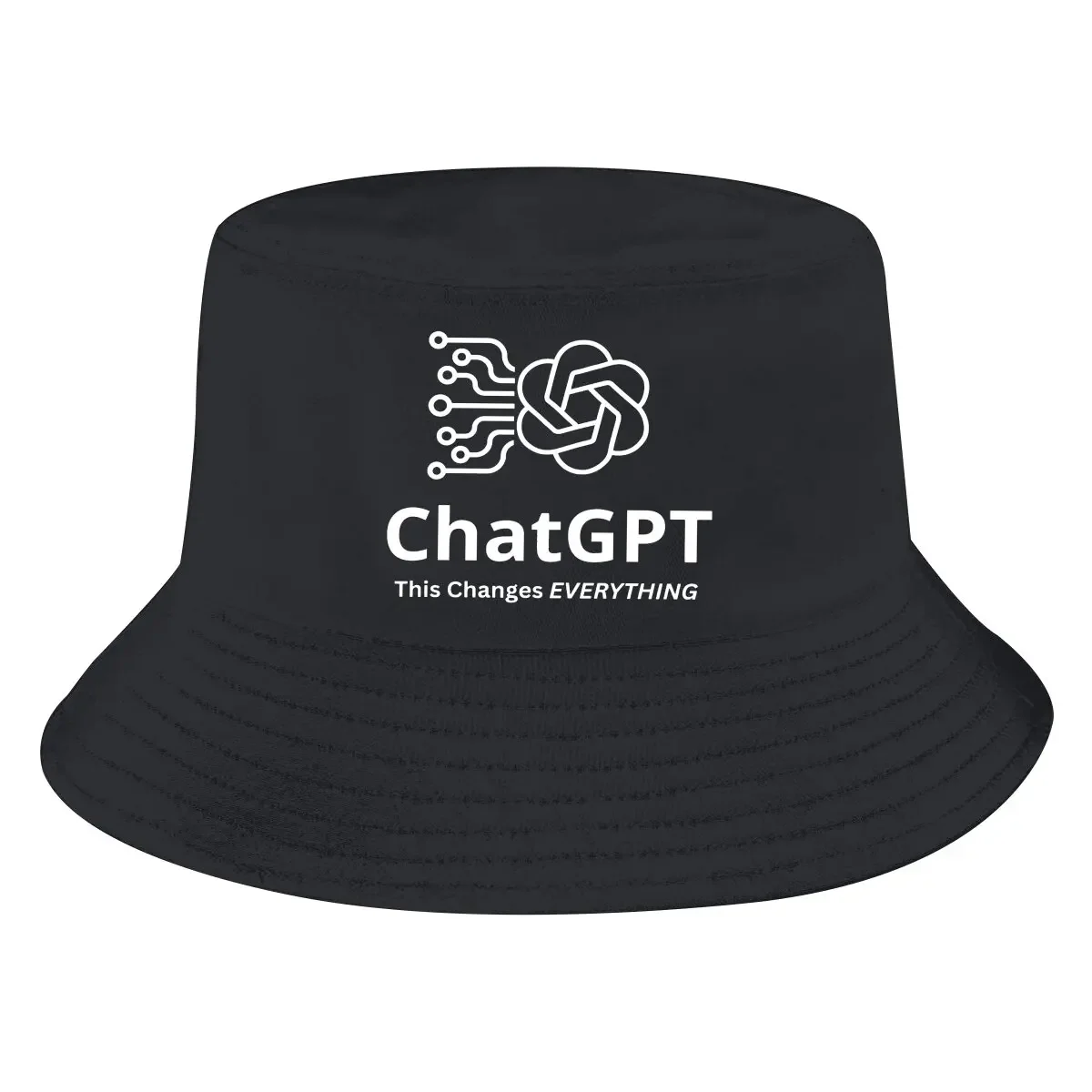 ChatGPT Bucket Hat This Changes Everything Men's Women's Fisherman Cap Hip Hop Beach Sun Fishing Hats