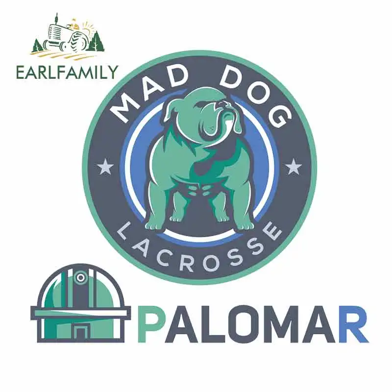 

EARLFAMILY 13cm x 11.3cm for MAD DOG Personality Creative Stickers Personality Car Stickers DIY Occlusion Scratch Decal