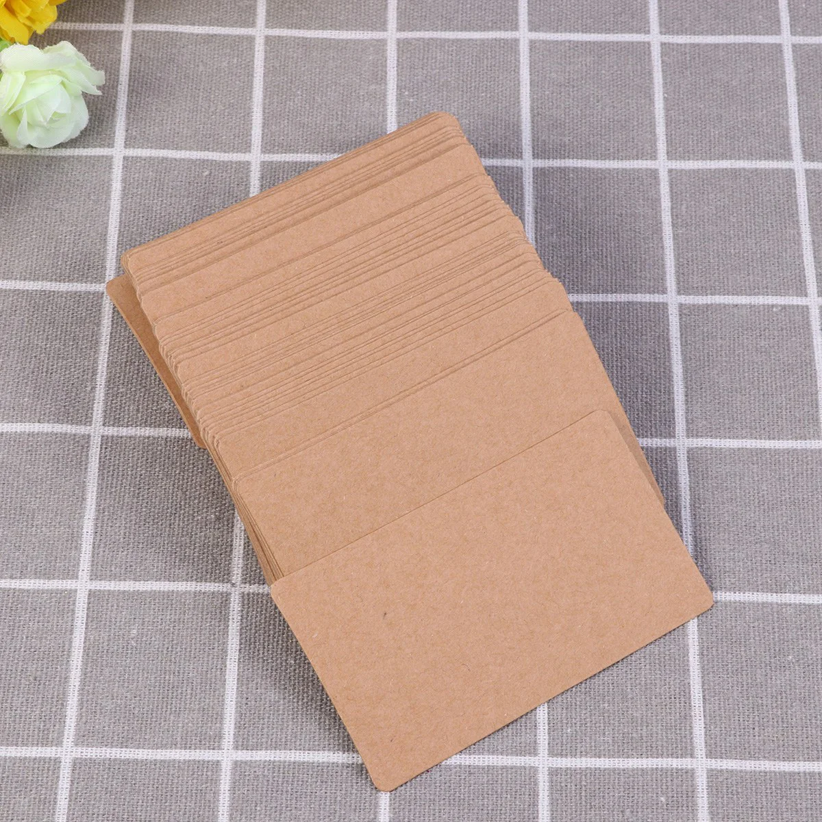 Cartões e envelopes em branco para notas, mini blocos de notas de Natal, palavras de tarô para escrever preto