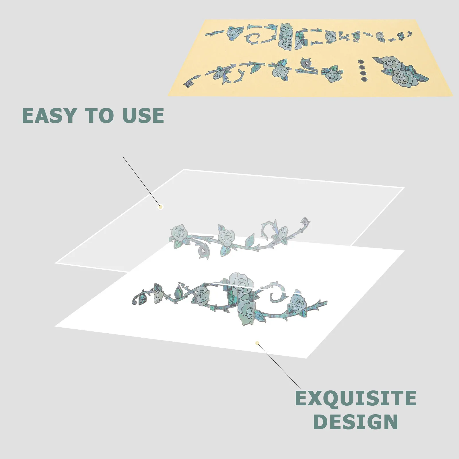 

Electric Guitar Sticker Decorative Sticker Fingerboard Sticker Guitar Guard Patch Guitar Patch