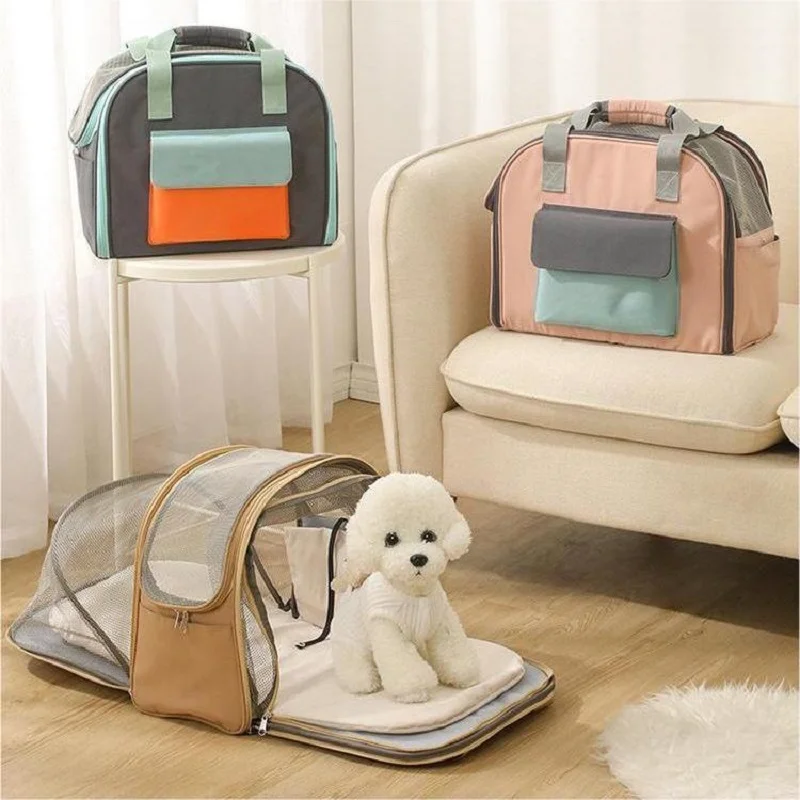 

Multifunctional Dog Backpack Puppy Handbags Dog Transport Bag Pet Bag Puppy Pet Shoulder Cats Carrier Bag Kittens for 0-4kg