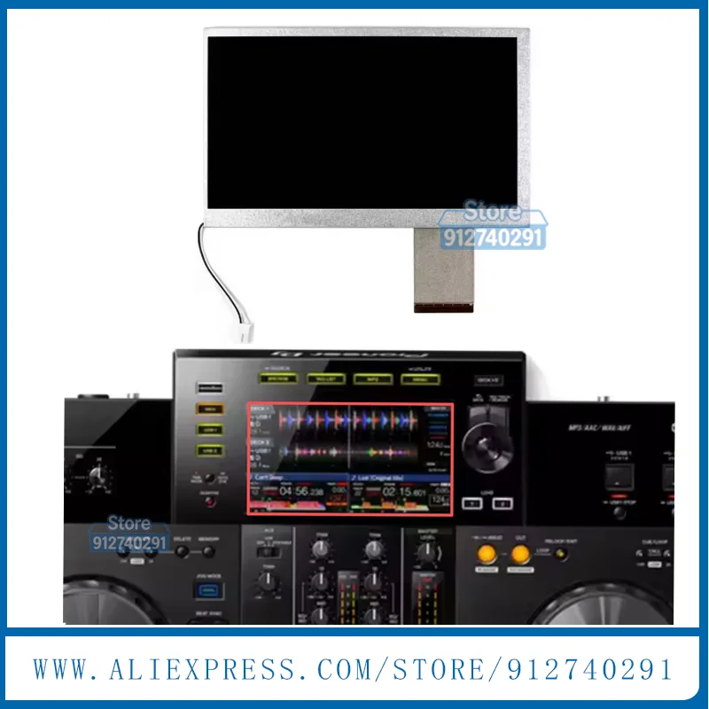 Original New 7 Inch Color LCD Display Screen Panel Fit For Pioneer DJ Controller XDJ-RR XDJ-RX XDJ-RX2 XDJ-XZ Console