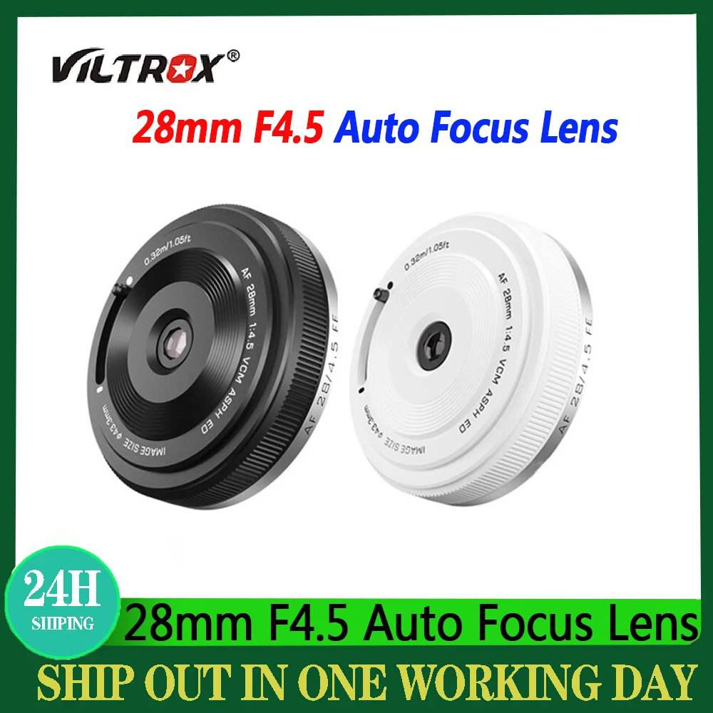 Viltrox AF 28mm F4.5 Cameras Lens Full Frame Auto Focus Lens For Sony E Series Cameras