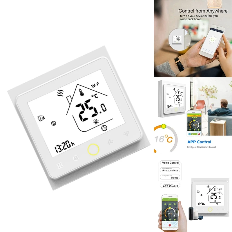 Top Deals Wifi Smart Thermostat Temperature Controller For Google Home, Alexa