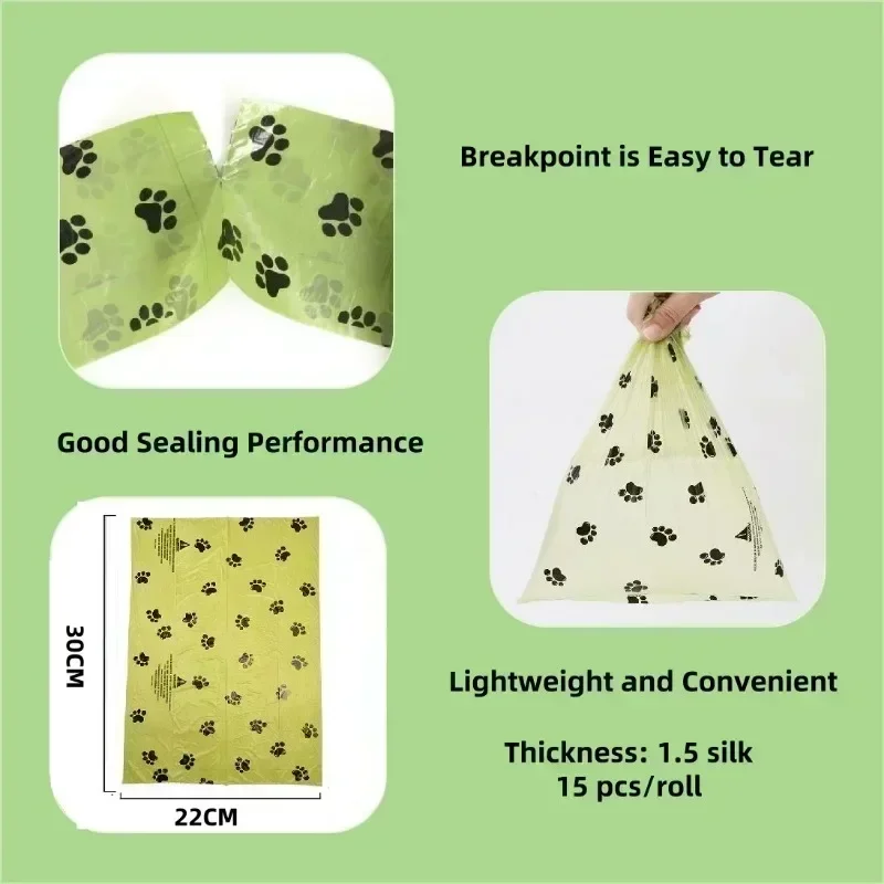 300 Count Dog Poop Bags Rolls,Leakproof Strong Sturdy Poop Bags for Dogs Doggie Cat Pets,Large Dog Waste Trash Bags Garbage Bag