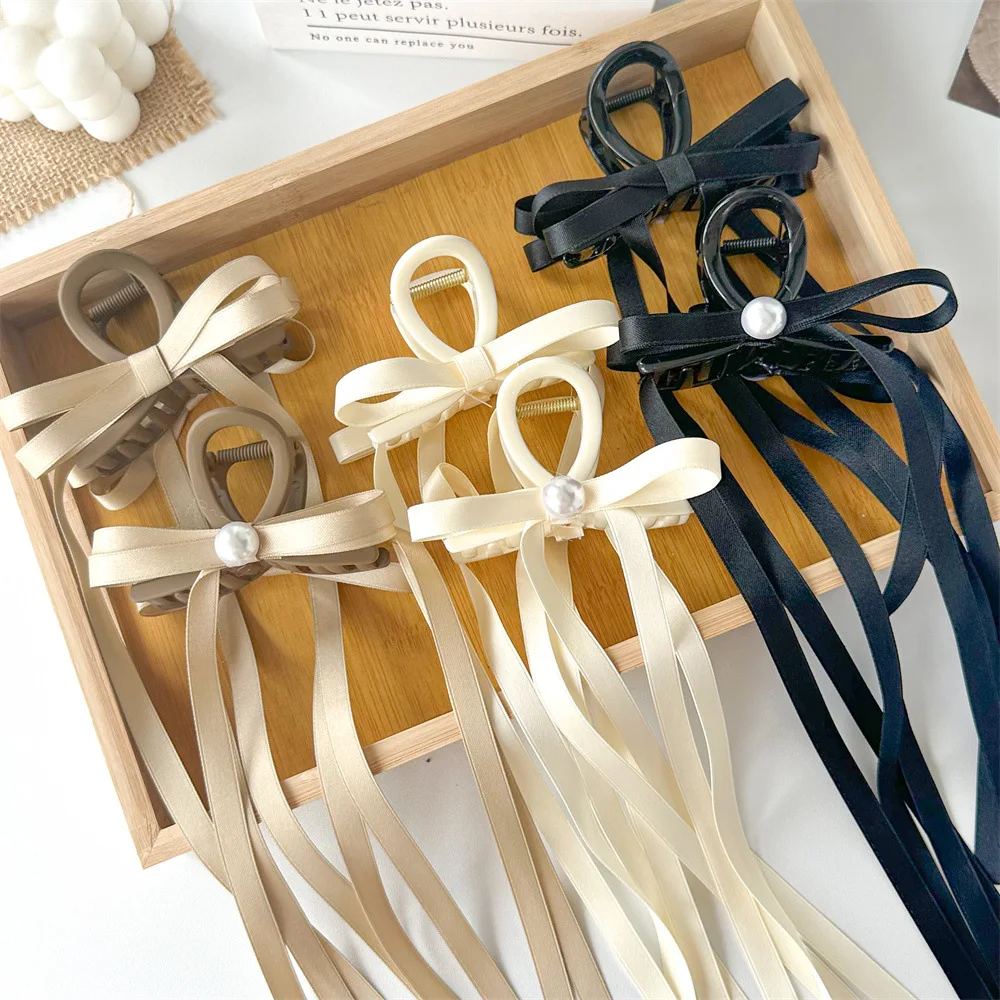 الشريط القوس مشبك شعر للنساء والفتيات أنيقة عودة رئيس أغطية الرأس مشبك شعر موضة إكسسوارات الشعر موضة دبوس الشعر عصابات الرأس #2