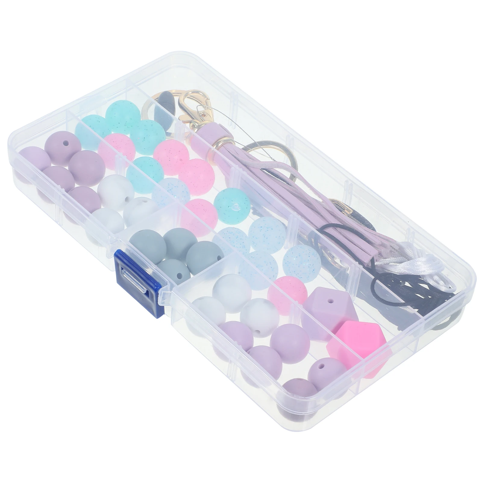 

1 Box Silicone Making Diy Craft Bulk Jewelry Bracelet Necklace Premium Loose Charms Decorative Wristband Car Keychain Diy Bulk
