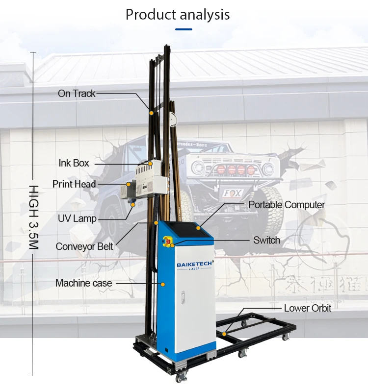 Heavy Duty Ceramic Wall Printer for Bathroom Decor, Heat Resistant Ink Technology, Factory Direct with Warranty