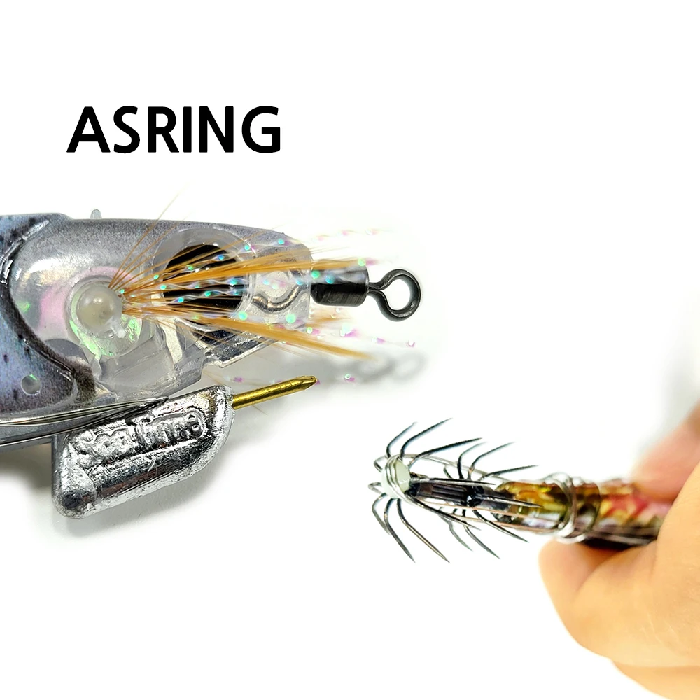 Asling Three Sticky Hanchi Suichi Cuttlefish Bait Uv Kamura مضيئة أسود Rh لوازم الصيد الرياضة والترفيه #3