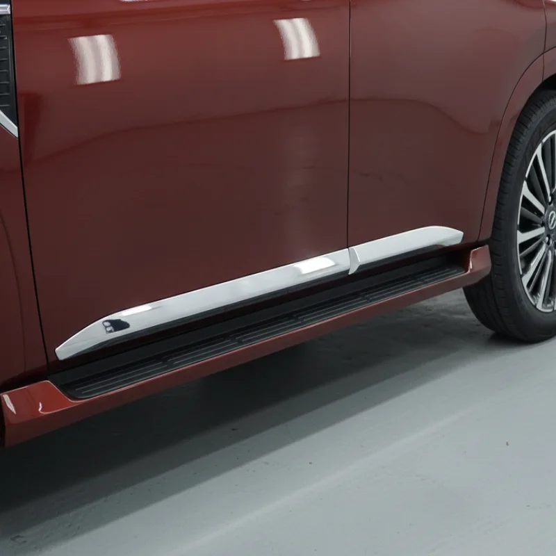 

Для Nissan Armada Y63 2025 2026 ABS хромированная боковая дверь, боковая защита, накладка, полоски, украшение, гарнир, Стайлинг автомобиля