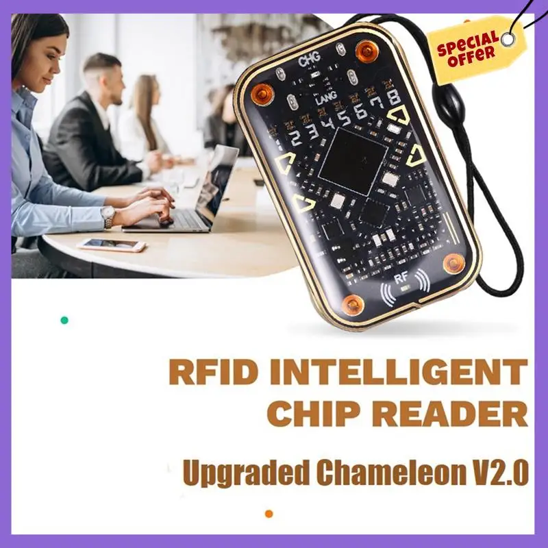 

-A96Z Chameleon Ultra V2.0 RFID Smart Chip Reader Smart Card Emulator+8268 Keychain 125Khz 13.56Mhz Card Decode NFC Duplicator