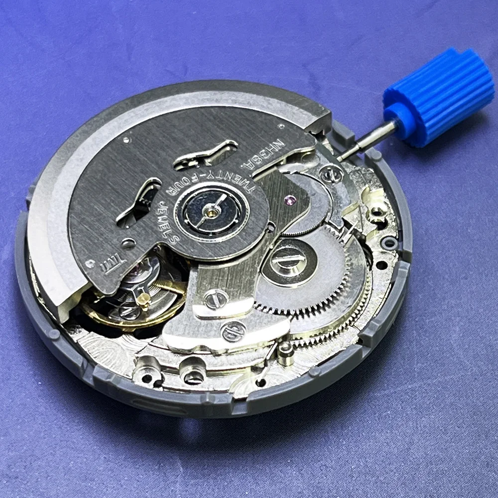 قطع غيار عالية الجودة للحركة الأوتوماتيكية الميكانيكية NH38A الجديدة تمامًا من اليابان مع 24 جوهرة ولا توجد تواريخ