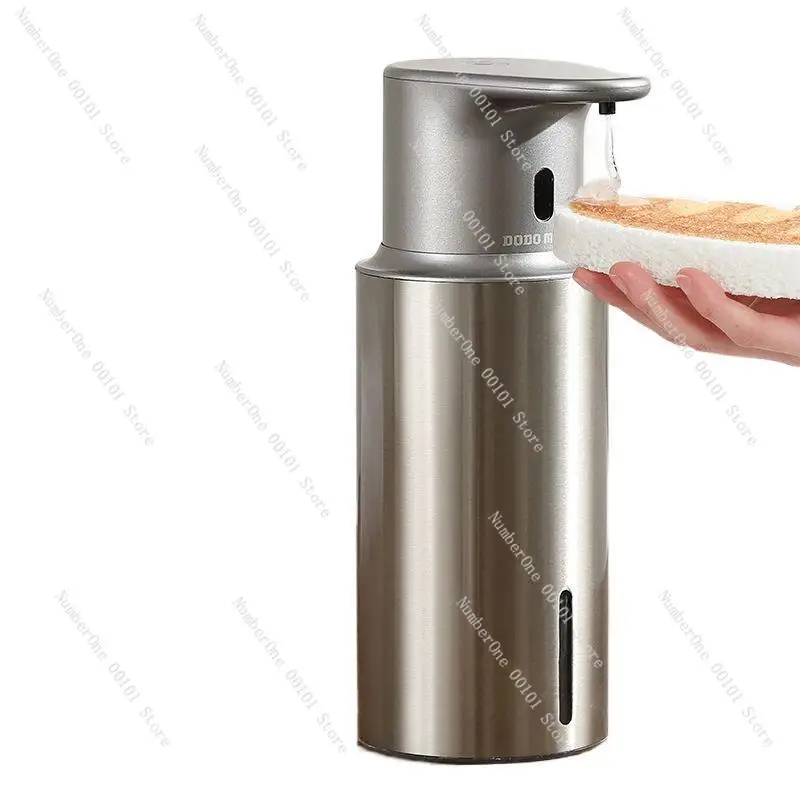 Intelligent induction stainless steel soap feeder, kitchen electric hand sanitizer detergent gel dispenser