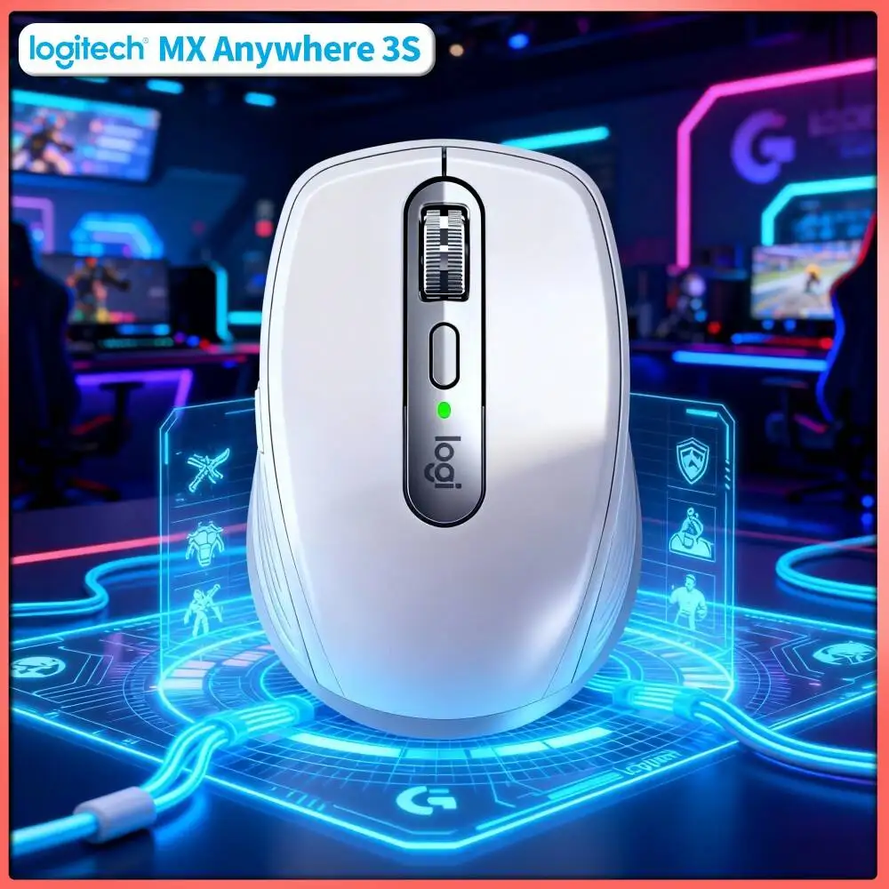 Pro MX Anywhere 3S - 8K DPI, Hyper-Scroll, Multi-OS, Ideal for Fashion Brand Business Trip & On-site Work