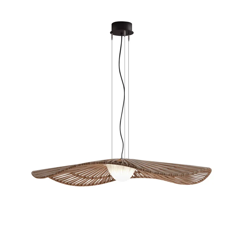 

Outdoor chandelier Garden light Simple waterproof villa terrace gazebo garden atmosphere light Creative rattan art outdoor