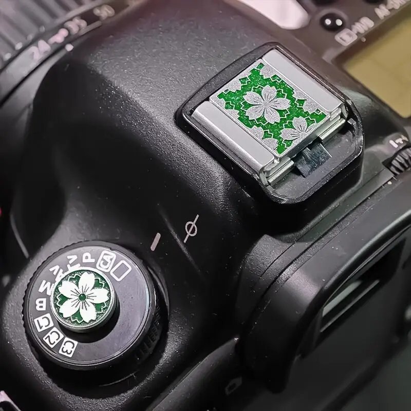 Cherry Blossom Camera Hot ShoeCover Camera Aluminum AlloyHot Shoe CoverAccessory Compatible with Sony Canon Leica Fujifilm Nikon