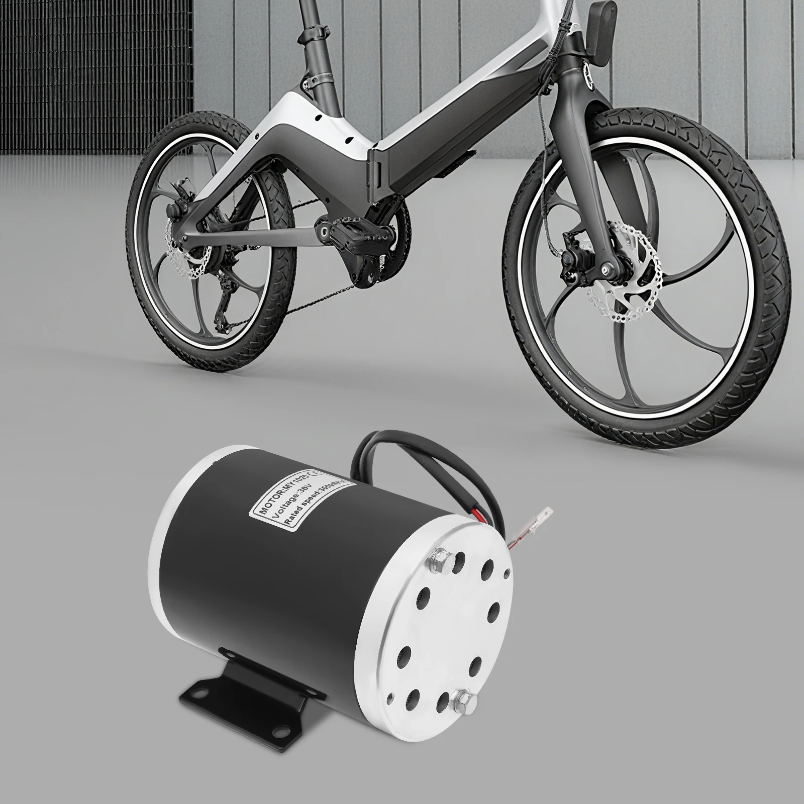 

Electric Bike Kit Motor 1000W 36V MY1020 DC Brushed Motor 3000RPM High Torque for E Bike Conversion Go Kart Motorcycle Scooter