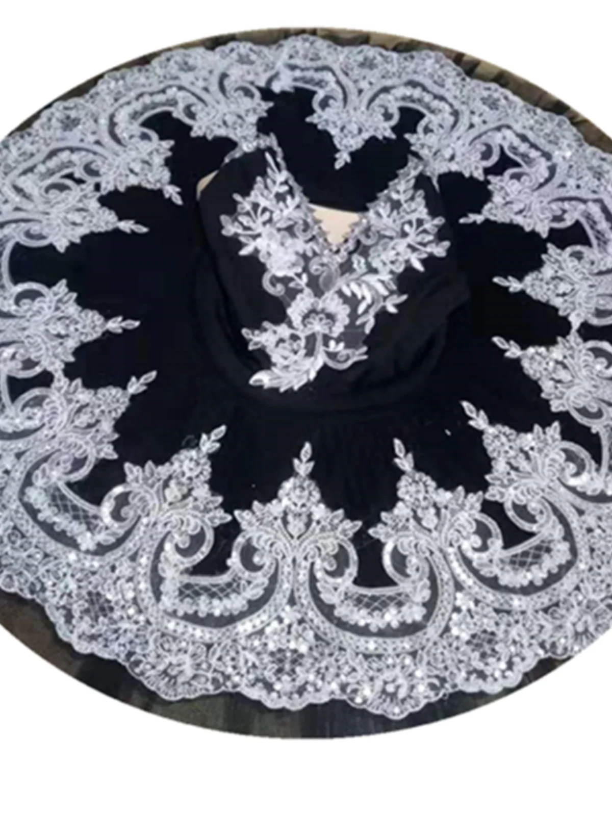 White Sequined Professional Ballet Tutu Women Adult Ballet Dress Girls Kids Stage Wear Swan Lake Dance Ballerina Costumes Wear