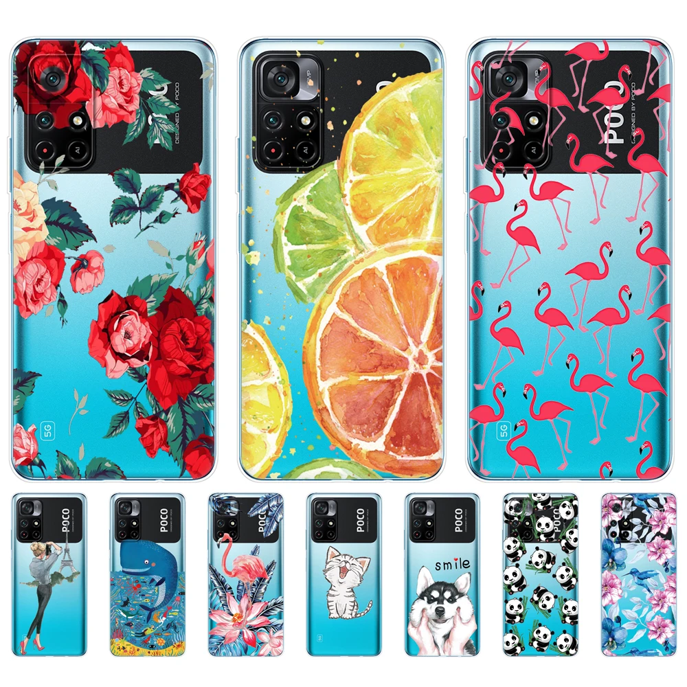 For POCO M4 Pro 5G Case Soft silicone TPU Back Cover For Xiaomi POCO X4 Pro 5G Phone Cases POCO M4Pro 4G 2021 6.6inch Shockproof