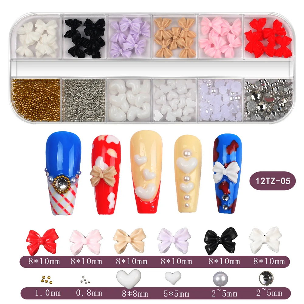 Nail Accessories Mix And Match Used For Decorating And Embellishing Nails Nail Sticker Drill Japanese Nail Rhinestones Shiny
