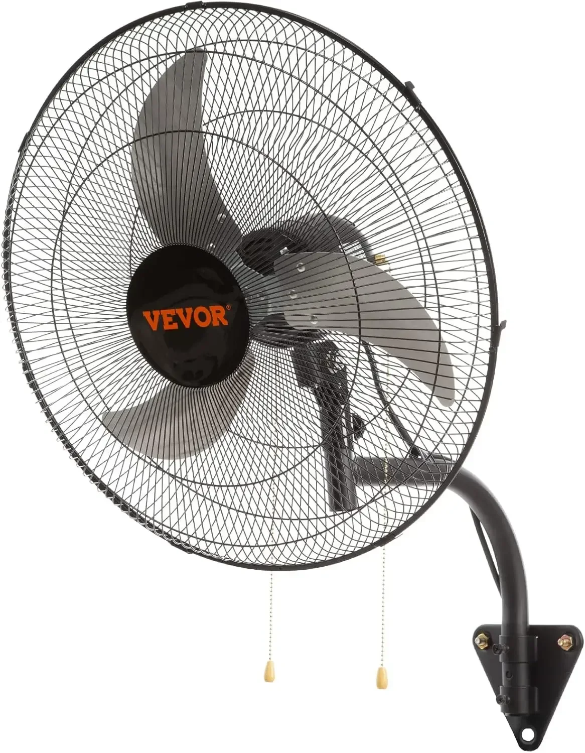 20 inch Wall Mount Fan Oscillating, 3-speed High Velocity Max. 4650 CFM Industrial Wall Fan for Indoor