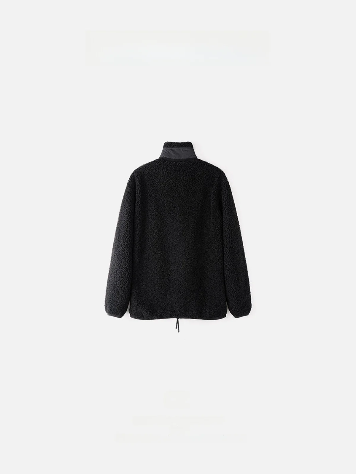 Casual Loose Fit Double Zipper Splice Breathable Simple Versatile Women's Jaet ZONE Polyester Fiber Long Sve Stand C...