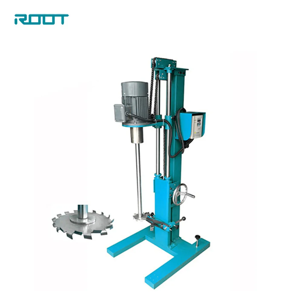 

single-shaft agitator mixer lab high speed disperser dispersing stirring machine