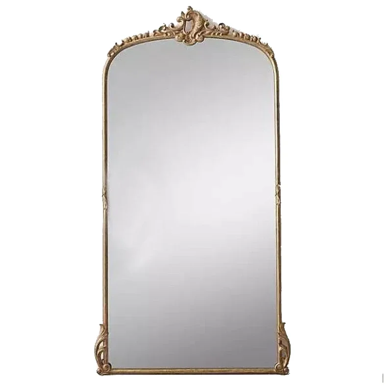 

European style, full-length mirror, American style, home, retro, dressing, engraving