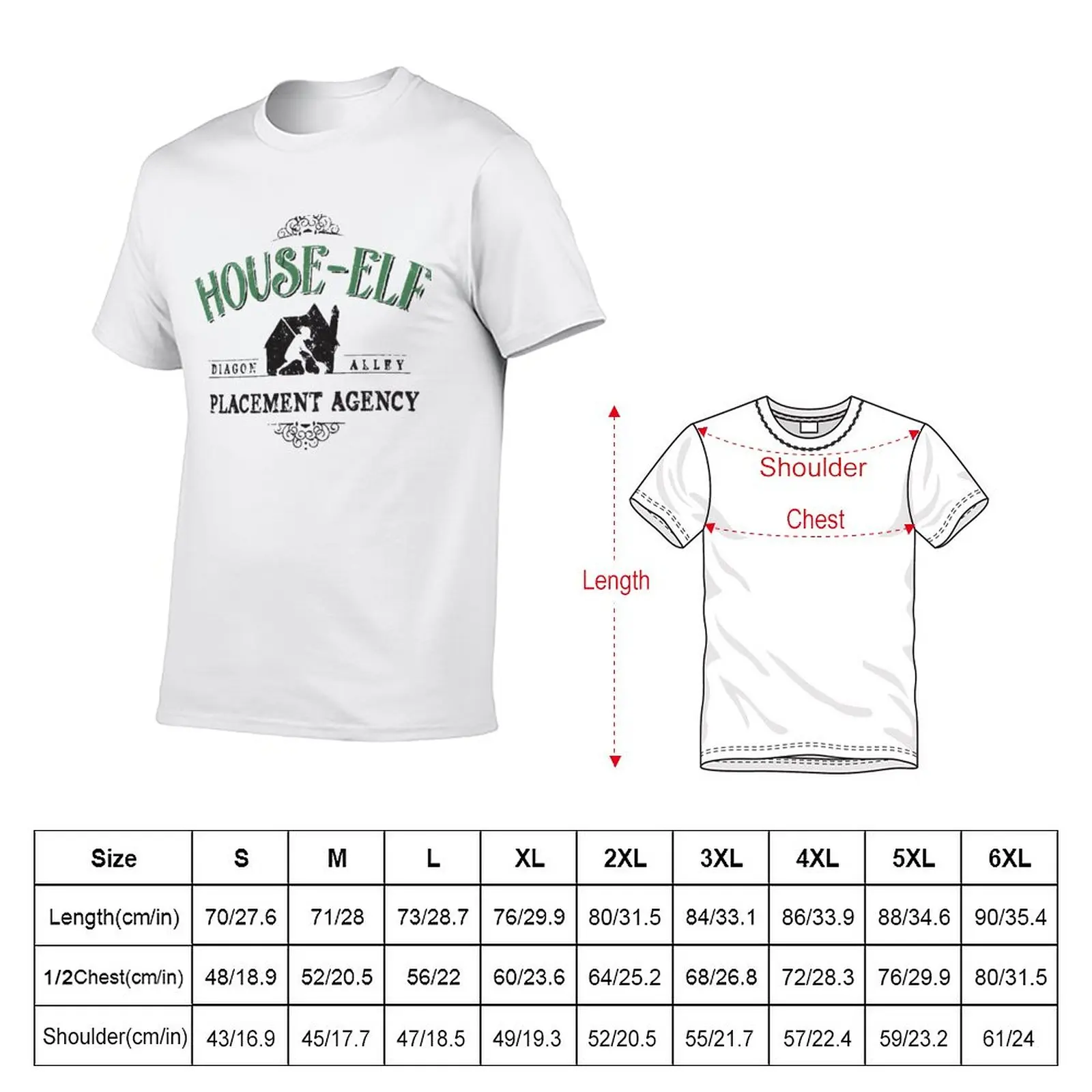 New House-Elf Placement Agency T-Shirt customized t shirts T-shirt for a boy heavy weight t shirts for men