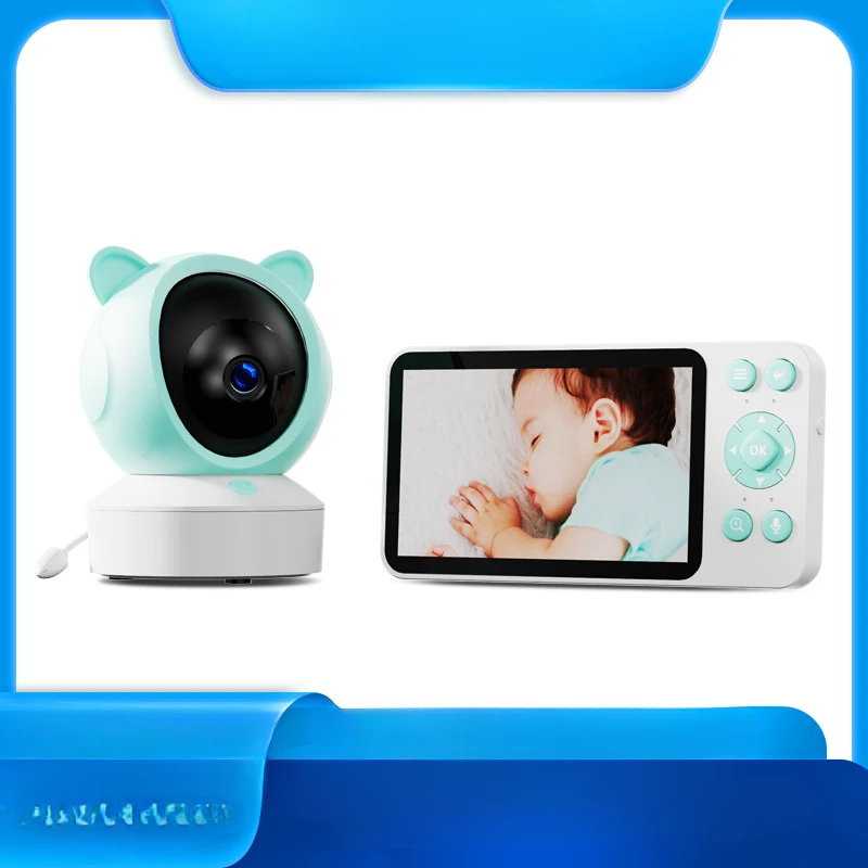

Customized camera with screen child monitor mobile APP remote control cry detection child monitor