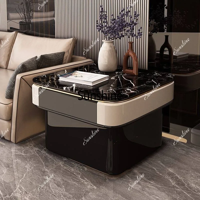 

Design Clear Coffee Table Floor Organizer Minimalist Simple Coffee Table Frame Ornaments Mesas De Centro Para Sala Furniture