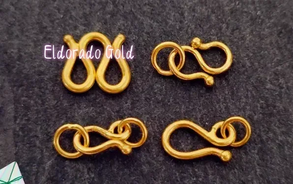 

Eldorado Gold gold24k pure jewelry accessories fine W/M clasp 999 real jewelry parts hoop